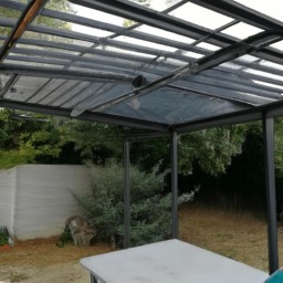 Aménagement de pergola avec fermeture loggia en PVC Marly